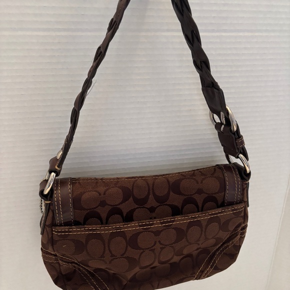 Coach signature chocolate brown hobo bag small - Picture 2 of 6
